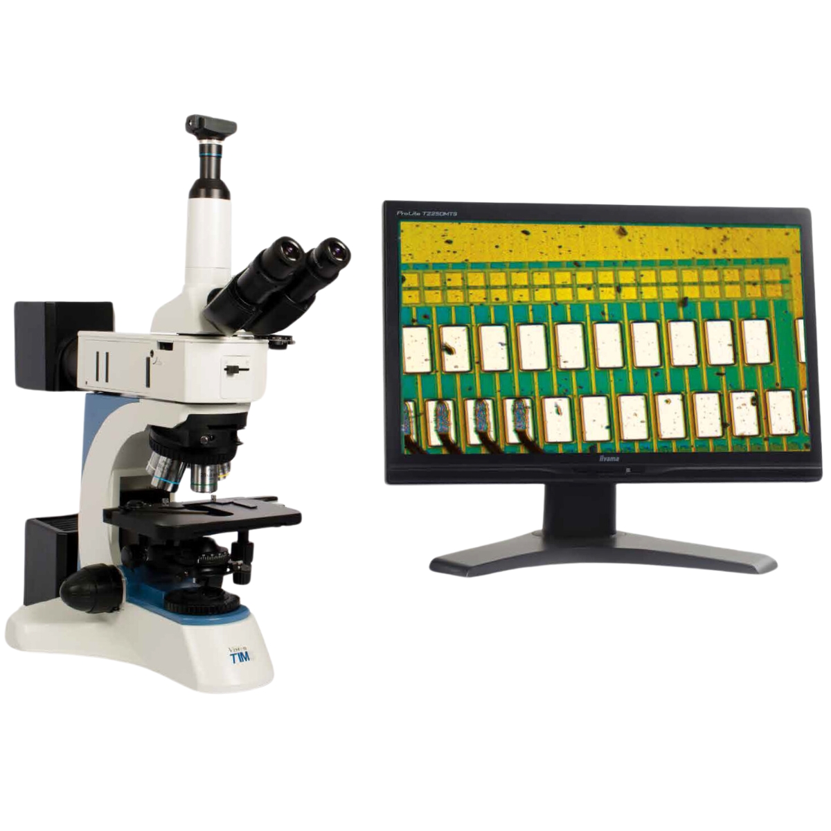 Microscópio Metalográfico Metalúrgico Modelo TIM5, Vision.
